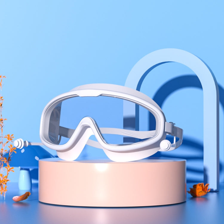 Occhialini da nuoto per bambini trasparenti impermeabili e antiappannamento HD di grandi dimensioni, HD Transparent Swimming Goggles(White), HD Transparent Swimming Goggles(Pink), HD Transparent Swimming Goggles(Blue Yellow)