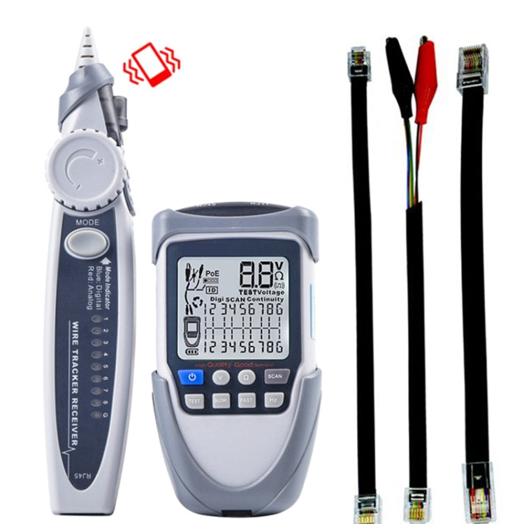 Tester per cavi di rete Tracker per cavi Tensione della batteria Test POE Tester per cavi multifunzione, ET612, ET613