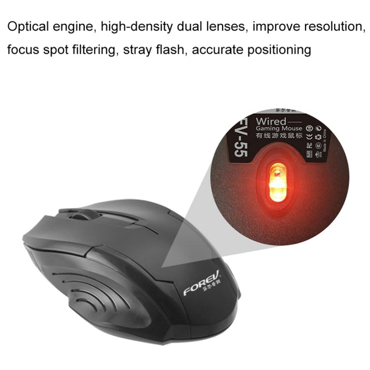 Mouse ottico aziendale cablato FV-55