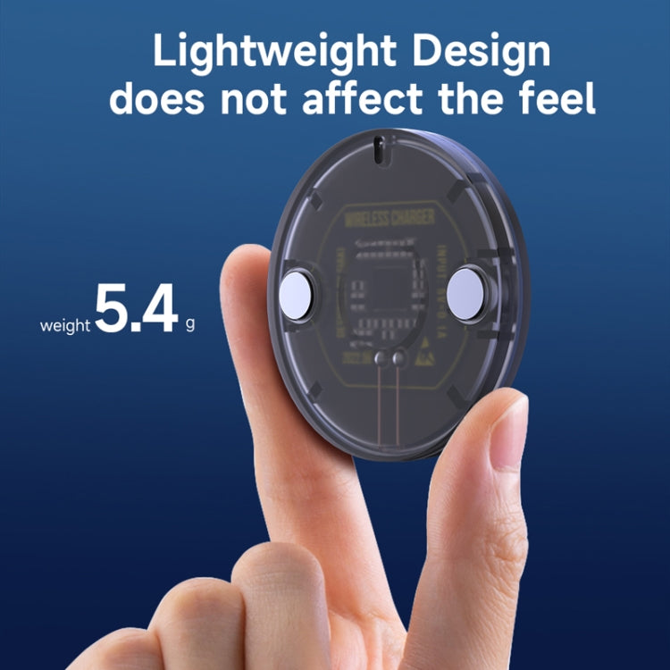 Per modulo di ricarica wireless per mouse Logitech G502 / G703 / G403 / G903 / GPW / GPW2, Transparent, Transparent + Wireless Charging, Flash