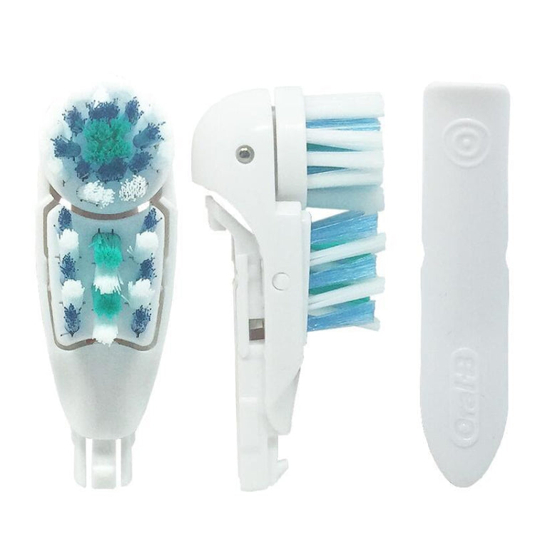 Testina di ricambio per spazzolino elettrico multidirezionale da 4 pezzi/set per Oral B 3733 4732 4734