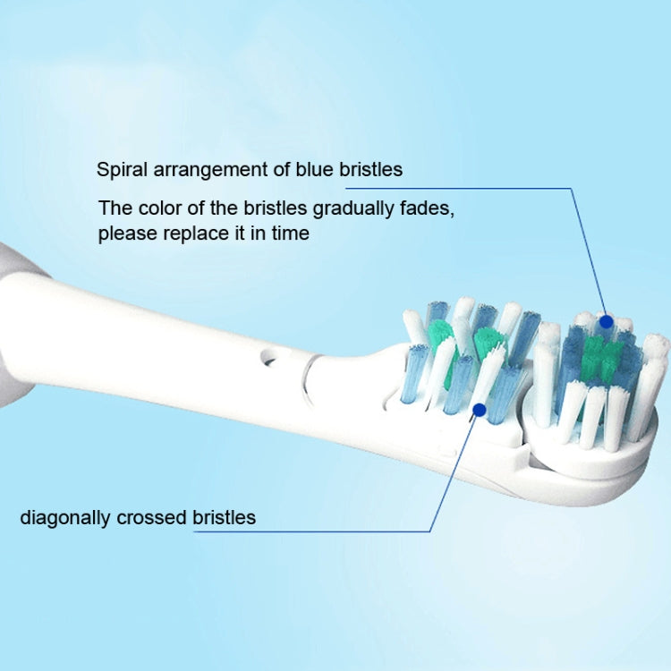 Testina di ricambio per spazzolino elettrico multidirezionale da 4 pezzi/set per Oral B 3733 4732 4734