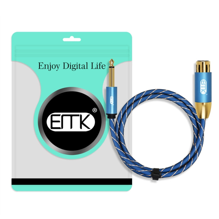 EMK KN603 2 pin 6,5 mm linea Canon bilanciata audio linea microfono, lunghezza cavo:, 0.5m, 1m, 1.5m, 2m, 3m, 5m