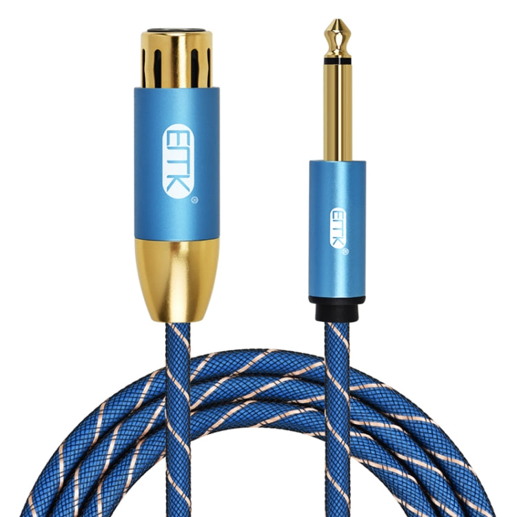 EMK KN603 2 pin 6,5 mm linea Canon bilanciata audio linea microfono, lunghezza cavo:, 0.5m, 1m, 1.5m, 2m, 3m, 5m