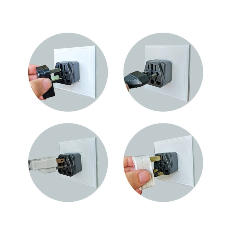 2 PZ WY-7 10A 250V Convertitore spina UK, WY-7 Black, WY-7 White
