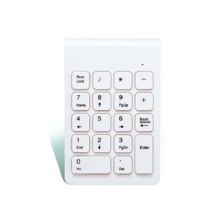 Mini tastierino numerico wireless 2.4G, Wireless White