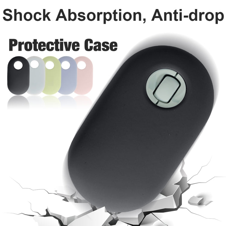 Custodia protettiva per mouse wireless antipolvere in silicone da 2 pezzi per Logitech Pebble, Black, Pink, Matcha Green, Gray Blue, Transparent