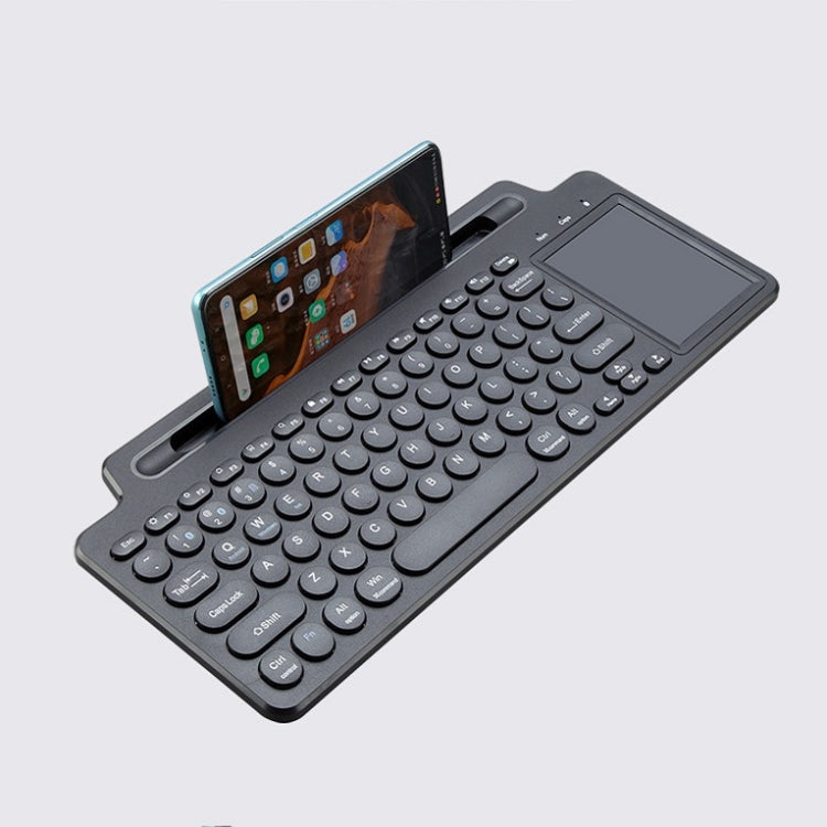Tastiera wireless Bluetooth 2.4G con staffa per slot per schede, With Touchpad, No Touchpad
