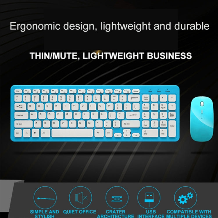 MLD-568 Set tastiera mouse wireless muto da gioco per ufficio, MLD-568 Black, MLD-568 White, MLD-568 Blue, MLD-568 Pink