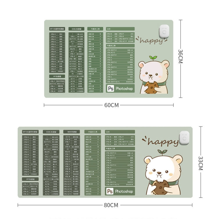 Intelligent Timing Riscaldamento Impermeabile Caldo Mouse Pad Spina CN, Dimensioni:, 60x36cm, 80x33cm