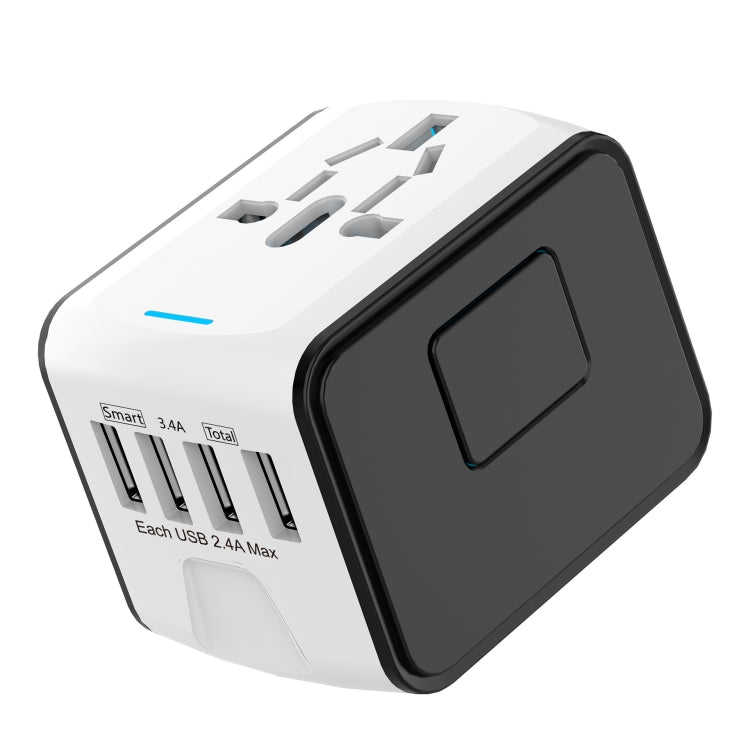 BMAX 199-04U Convertitore USB multifunzionale da viaggio 4 prese USB universali, BMAX 199-04U Green, BMAX 199-04U Blue, BMAX 199-04U Black, BMAX 199-04U White