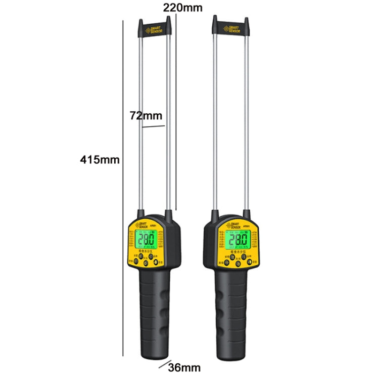 Smart Sensor AR991 Tester del contenuto di umidità del grano con comando vocale