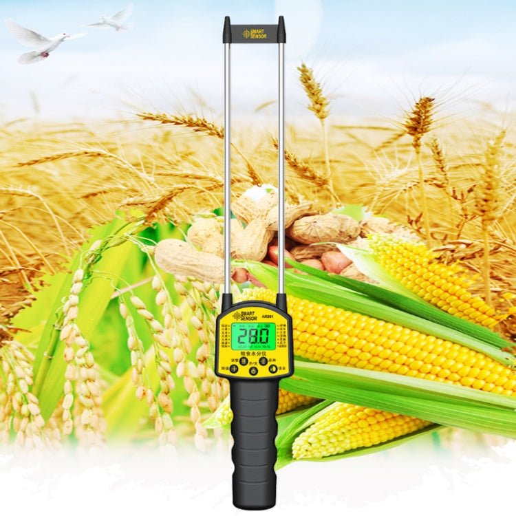 Smart Sensor AR991 Tester del contenuto di umidità del grano con comando vocale