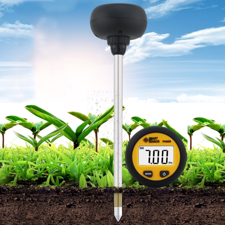 Smart Sensor PH 328 Misuratore di acidità del suolo Fertilizzante Rilevatore di umidità dei nutrienti