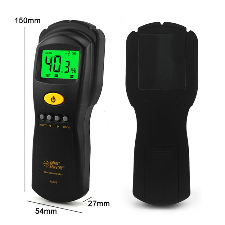 Smart Sensor AS981 Tester di umidità per legno ad alta precisione