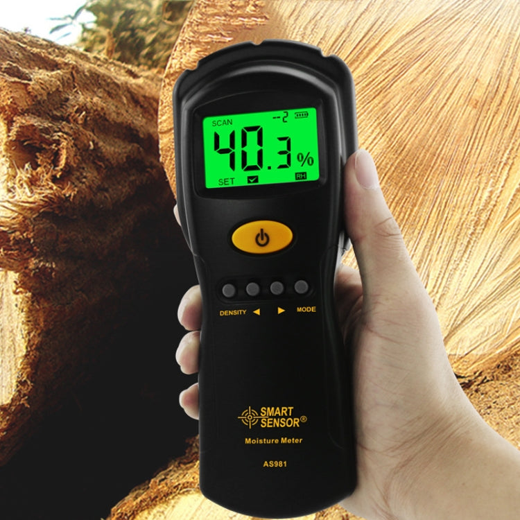 Smart Sensor AS981 Tester di umidità per legno ad alta precisione