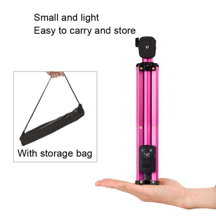 YUNTENG Selfie Stick Treppiede Supporto per fotocamera con telecomando Bluetooth, 1688 Black, 1688 Pink), 1388 Black