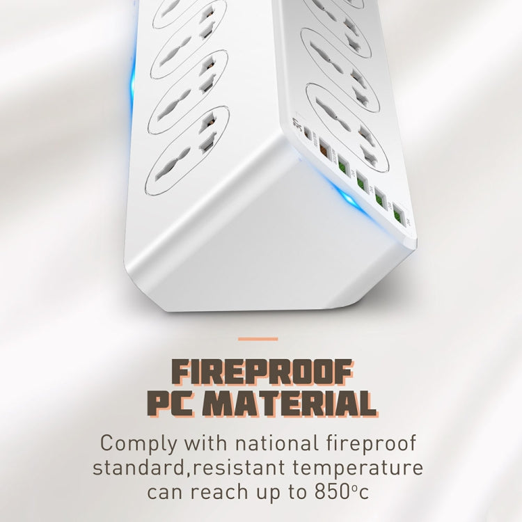 LDNIO SC10610 30W 10+6 porte Presa di ricarica rapida multifunzionale da viaggio per casa e ufficio, specifiche:, UK Plug, EU Plug, US Plug