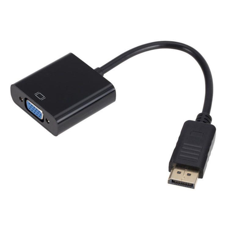Adattatore quadrato da DP a VGA, lunghezza cavo: 15 cm, DP to VGA White, DP to VGA Black