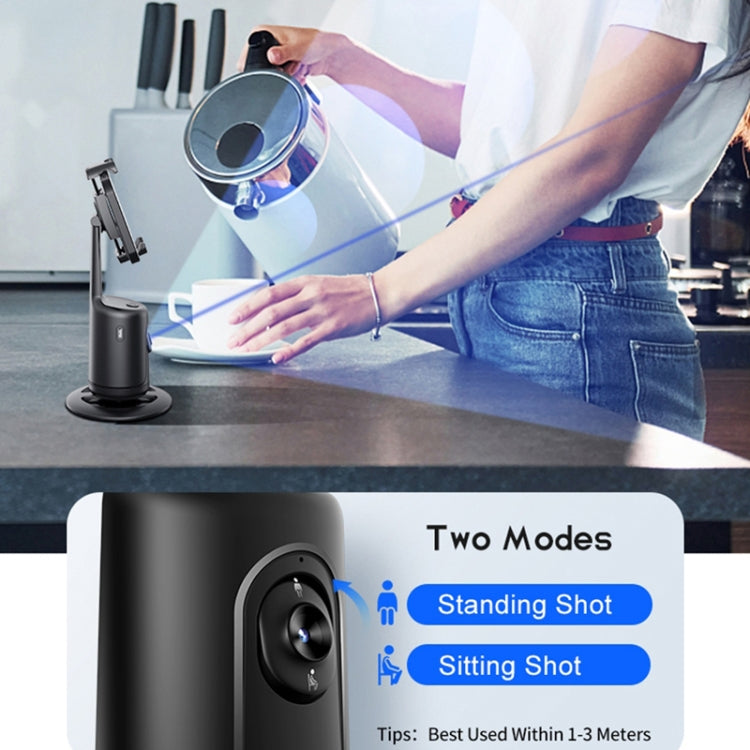 P01 Stabilizzatore cardanico follow-up a rotazione 360 con interfaccia da 1/4 di pollice