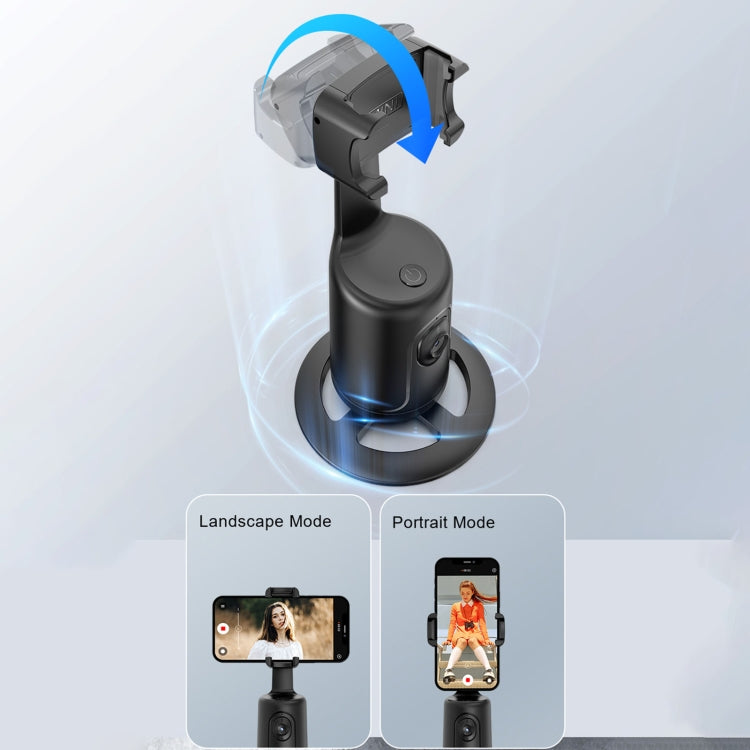 P01 Stabilizzatore cardanico follow-up a rotazione 360 con interfaccia da 1/4 di pollice