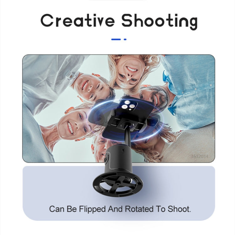 P01 Stabilizzatore cardanico follow-up a rotazione 360 con interfaccia da 1/4 di pollice