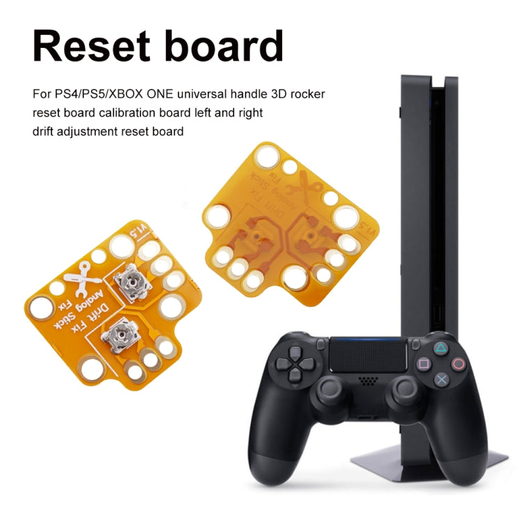 2 PCS Controller Analog Thumb Stick Drift Fix Mod per PS5 / PS4 / Xbox One, Drift Fix Mod (Black), Drift Fix Mod (Orange)