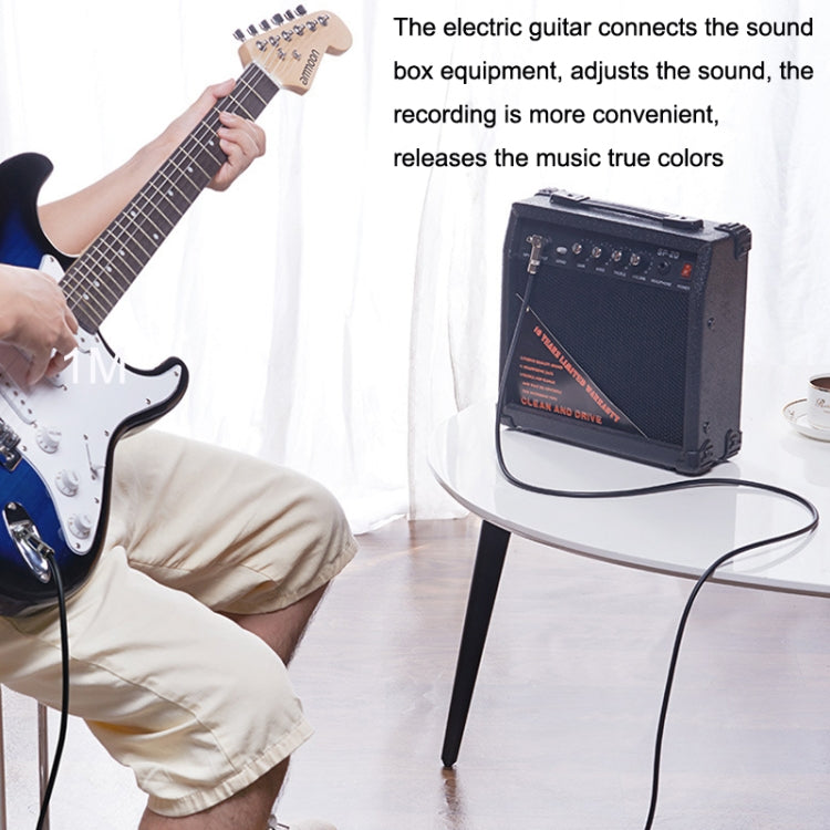 Cavo di collegamento per chitarra con riduzione del rumore Bayse Folk Audio da 5 pezzi, dimensioni:, 3m, 5m