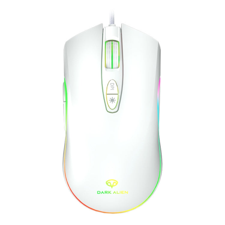 Dark Alien V600 7 tasti Office Computer Business Mouse, lunghezza cavo: 1,42 m