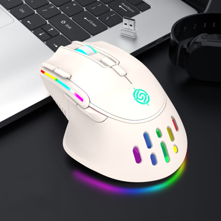 K-Snake BM520 Mouse da gioco wireless dual-mode a 9 pulsanti 3200 DPI 2.4G RGB