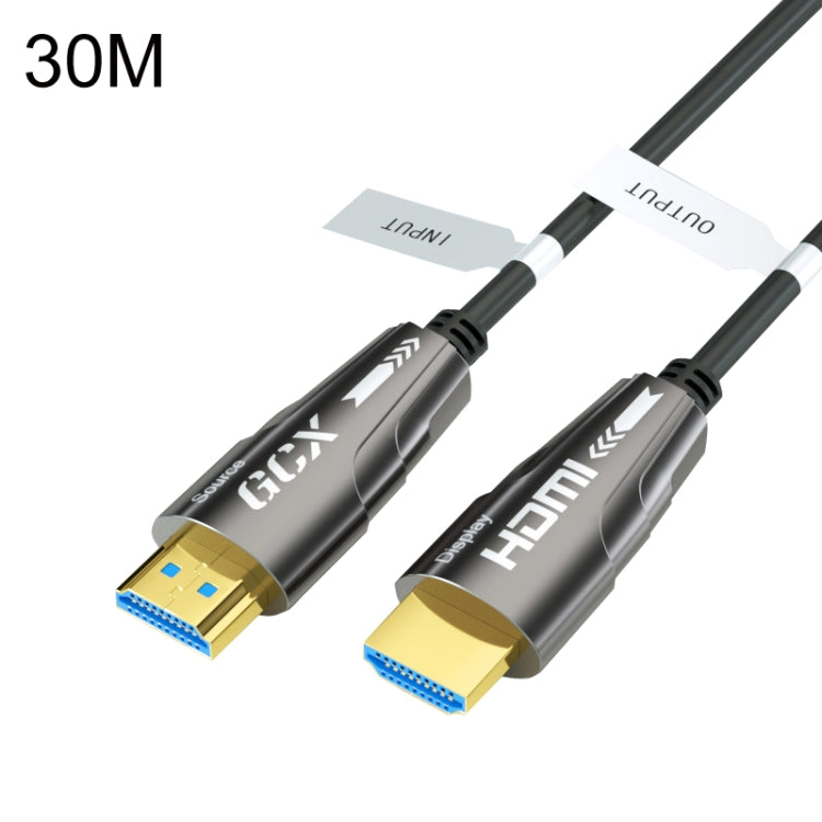 Cavo ottico attivo da HDMI 2.0 maschio a HDMI 2.0 maschio 4K HD, lunghezza cavo:, 1.8m(Grey), 3m(Grey), 5m(Grey), 8m(Grey), 10m(Grey), 15m(Grey), 20m(Grey), 25m(Grey), 30m(Grey), 35m(Grey), 40m(Grey), 45m(Grey), 50m(Grey), 60m(Grey), 70m(Grey), 80m(Gre...