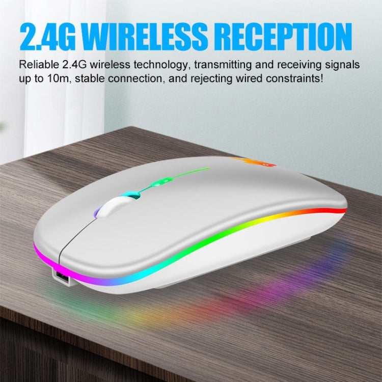 XUNSVFOX XYH50 4 Tasti Ricarica USB Business Office Wireless Light Mouse