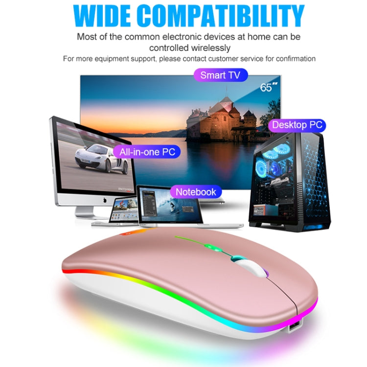 XUNSVFOX XYH50 4 Tasti Ricarica USB Business Office Wireless Light Mouse