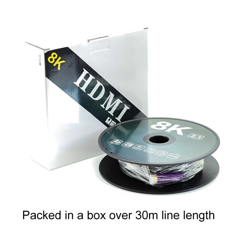 HDMI 2.1 8K 60HZ HD Cavo ottico attivo Linea di conversione dello schermo del computer, lunghezza del cavo:, 60HZ 1.8m, 60HZ 3m, 60HZ 5m, 60HZ 8m, 60HZ 10m, 60HZ 15m, 60HZ 20m, 60HZ 25m, 60HZ 30m, 60HZ 35m, 60HZ 40m, 60HZ 50m, 60HZ 60m, 60HZ 70m, 60HZ ...