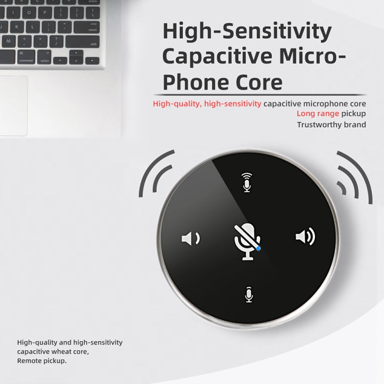 Q5 Microfono audio desktop con cancellazione del rumore per videoconferenze