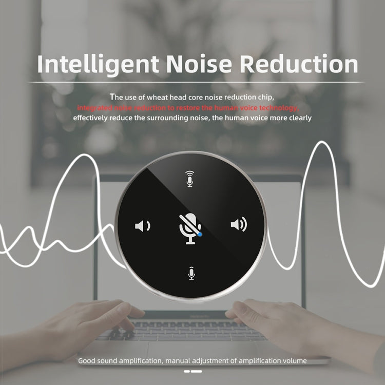Q5 Microfono audio desktop con cancellazione del rumore per videoconferenze
