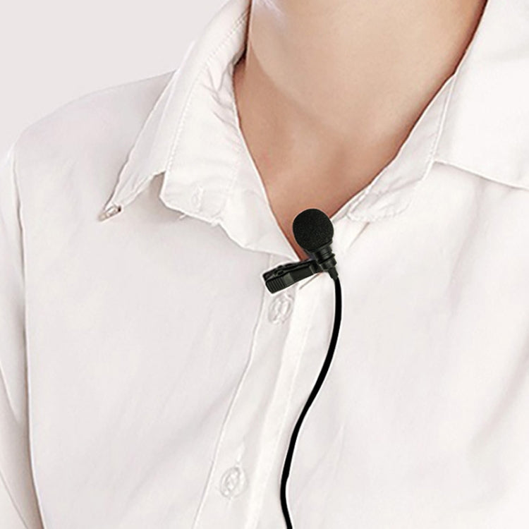 Per SONY D11 D21 Microfono lavalier wireless da 3,5 mm Collare con clip per fotocamera, ECM-V1B