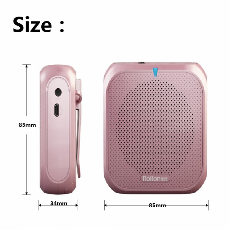 Rolton K400 Mini Altoparlante Audio Megafono Amplificatore Vocale Supporto Radio FM TF MP3, K400