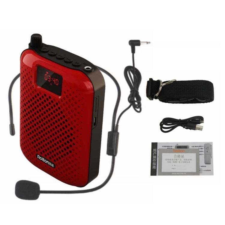 Rolton K500 Altoparlante audio Bluetooth Megafono Amplificatore vocale Supporto registrazione FM TF, K500