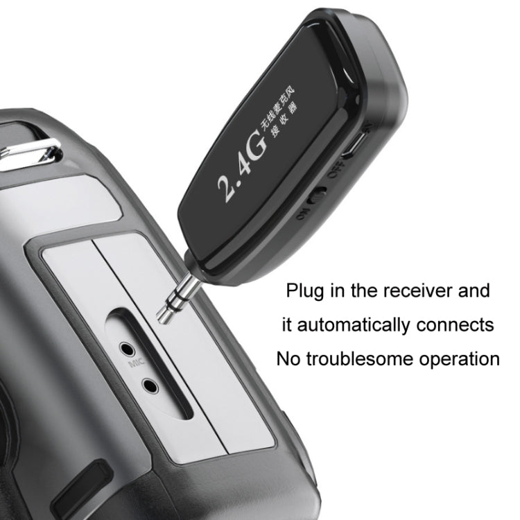 Microfono live lavalier wireless Bluetooth 2.4G con cancellazione del rumore, XXD-G18L