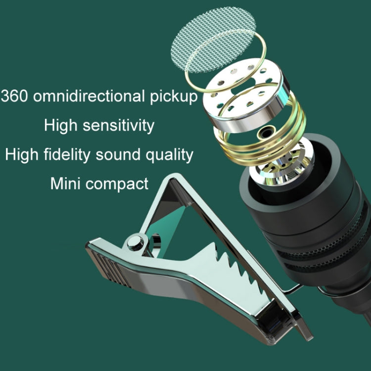 Microfono live lavalier wireless Bluetooth 2.4G con cancellazione del rumore, XXD-G18L