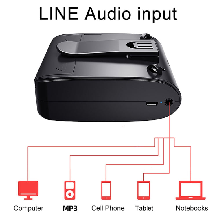 Rolton K10 Mini Audio Altoparlante Megafono Amplificatore Vocale Non Supporta TF Card/U Disco, K10