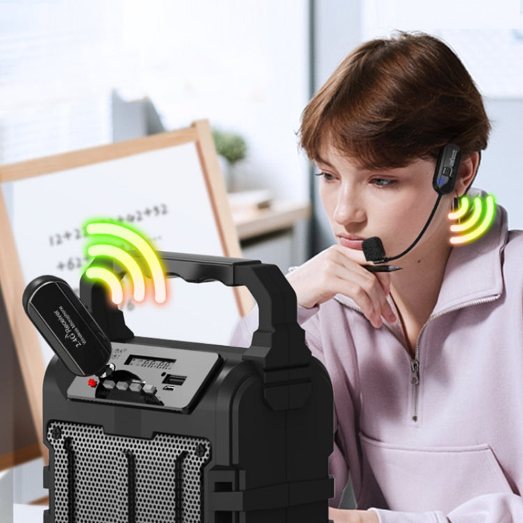 Microfono a condensatore wireless montato sulla testa Altoparlante anti-ululato, G103 3.5mm, G103 6.35mm 1 for 1, G103 6.35mm 1 for 2