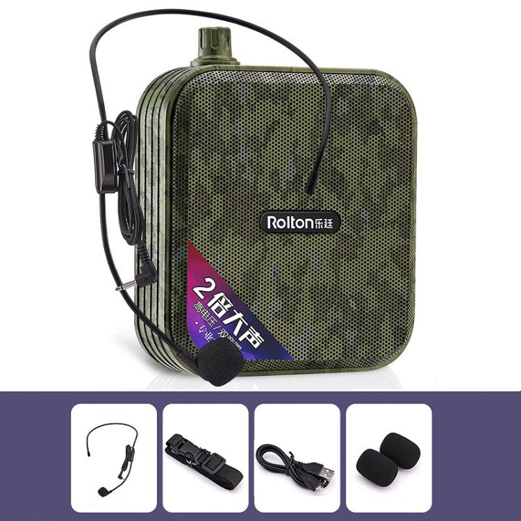Rolton K600 7.4V Bluetooth Audio Altoparlante Megafono Amplificatore Vocale Senza Trasmettitore, Without Transmitter