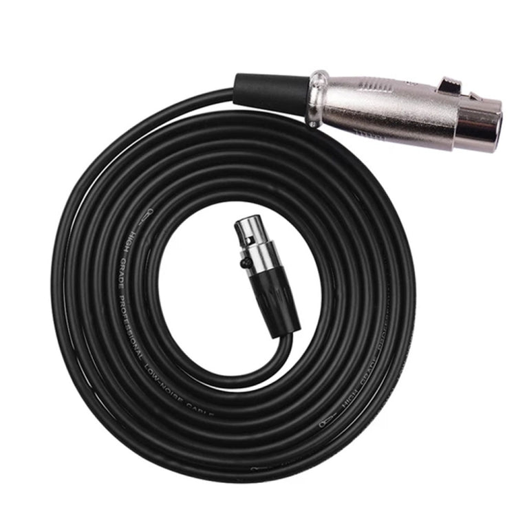 Cavo di bilanciamento Xlrmini Caron femmina a mini femmina per cavo audio per microfono scheda audio 48V, lunghezza:, 0.5m, 1m, 1.5m, 2m, 3m, 5m, 10m