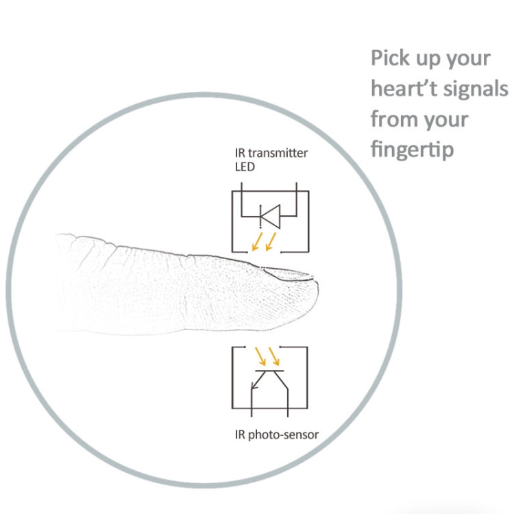 Cardiofrequenzimetro a punta di dito Fitness Pulse Monitor