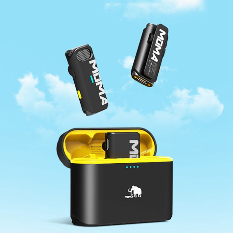 MOMA Lark M1 1 In 1 Mirrorless Camera Live Mini Microfono lavalier wireless, 1 In 1 without Charging Box, 1 In 1 with Charging Box