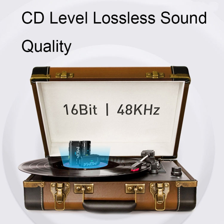 MOMA Lark M1 1 In 1 Mirrorless Camera Live Mini Microfono lavalier wireless, 1 In 1 without Charging Box, 1 In 1 with Charging Box