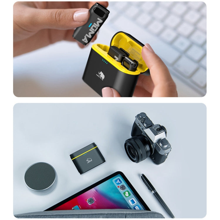 MOMA Lark M1 1 In 1 Mirrorless Camera Live Mini Microfono lavalier wireless, 1 In 1 without Charging Box, 1 In 1 with Charging Box