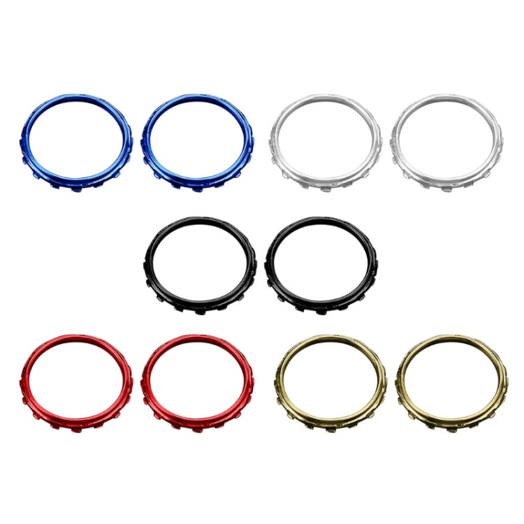 Per Xbox One Elite 5pairs 3D Accessori maniglia anello di ricambio, Colore:, Black, Gold Plating, Silver Plating, Red Plating, Blue Plating